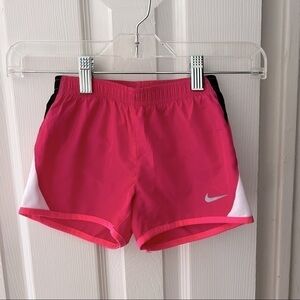 𝅺nike|pink Girls Dri Fit shorts with built in underwear- Size XS
